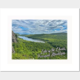 Lake of the Clouds in the Porcupine Mountains Posters and Art